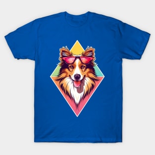 Sheltie Shetland Sheepdog Sunglasses T-Shirt